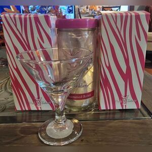 Pink Zebra Bundle: Soy Wax Roses #NIB Lilacs Sprinkles, Wicks, Glass Simmer Pot